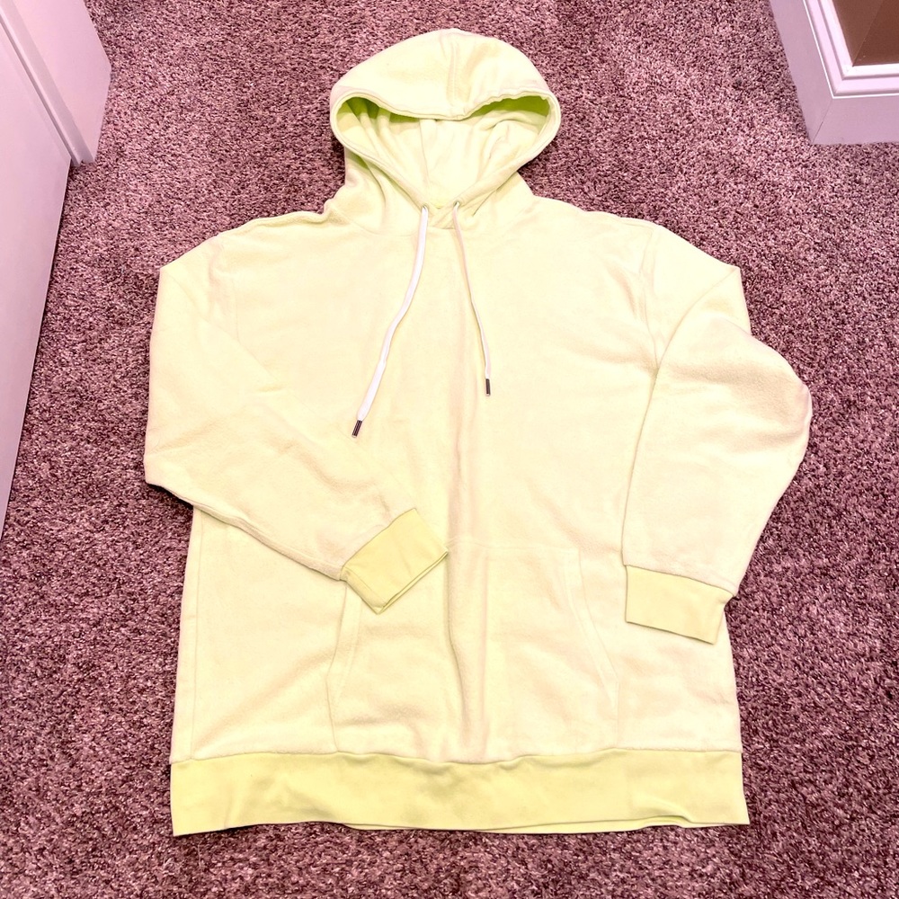 COZY Neon Lime Hoodie from Feat - Size XL